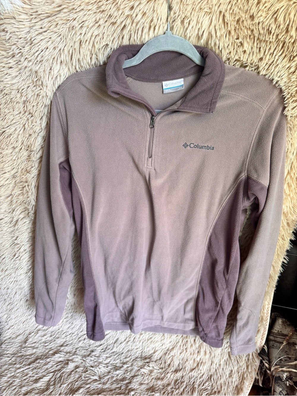 Columbia Women's Plum Half-Zip Fleece Pullover